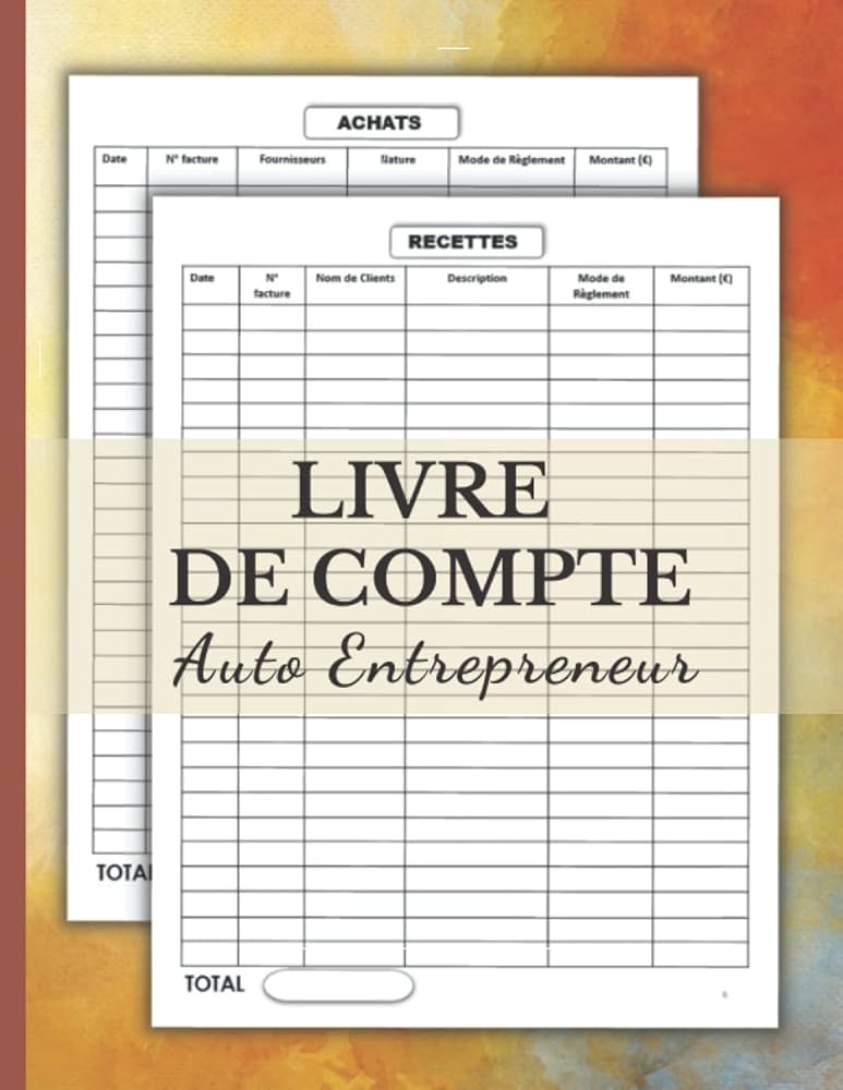 tableau compta auto entrepreneur