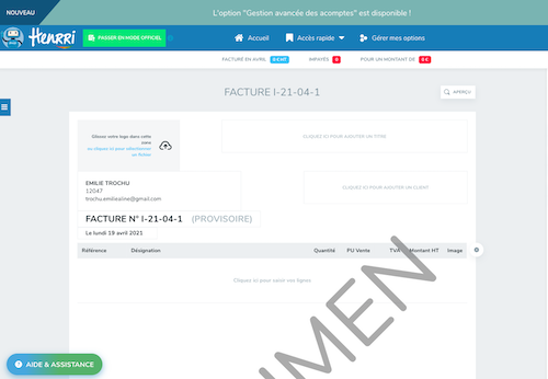 logiciel micro entreprise gratuit